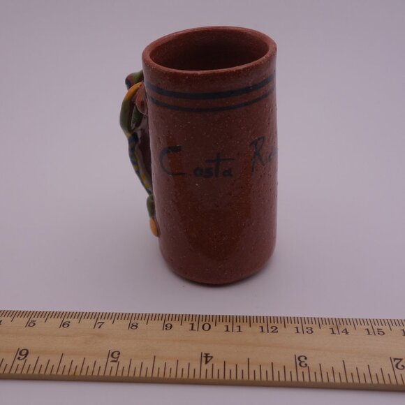 Lizard Handle Costa Rica Ceramic Shot Glass - Picture 8 of 10